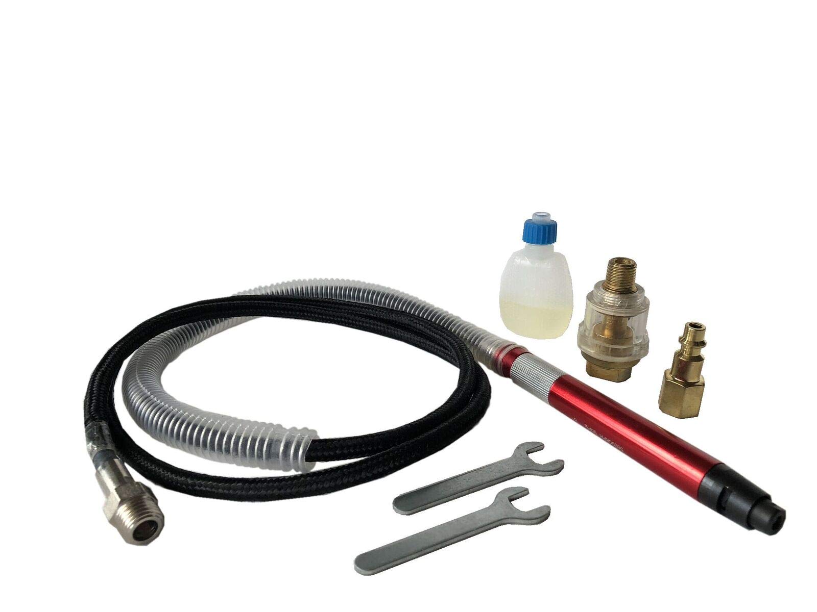 Air Powered Flex Shaft Die Grinder w/Case