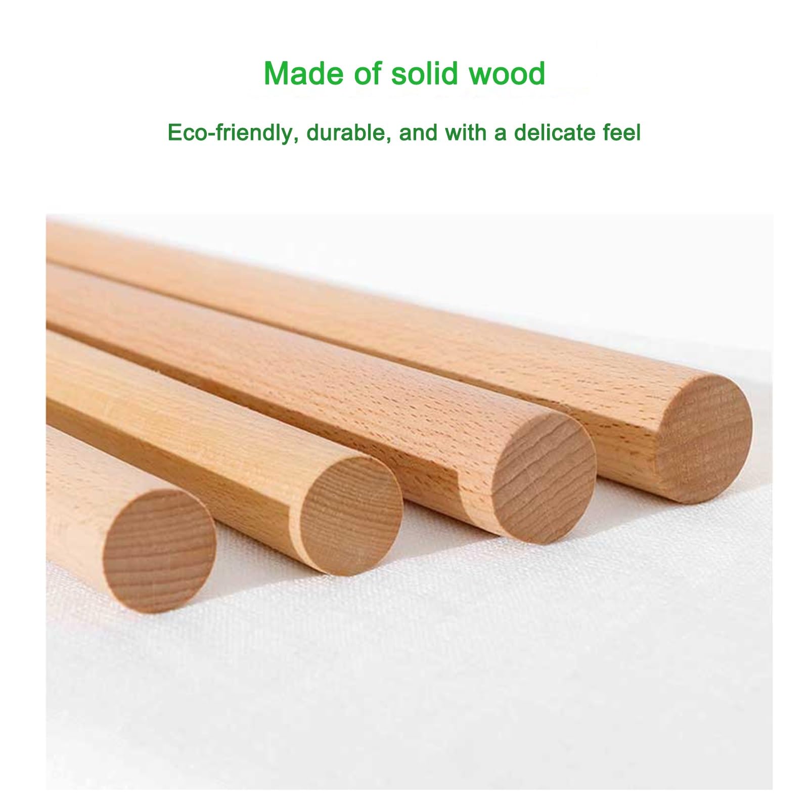 Drewniany karnisz, design, montaż samoprzylepny, bez otworów, idealny do małych, solidnych i pojedynczych prętów 140 cm, łatwy w użyciu, eleganckie wykończenie