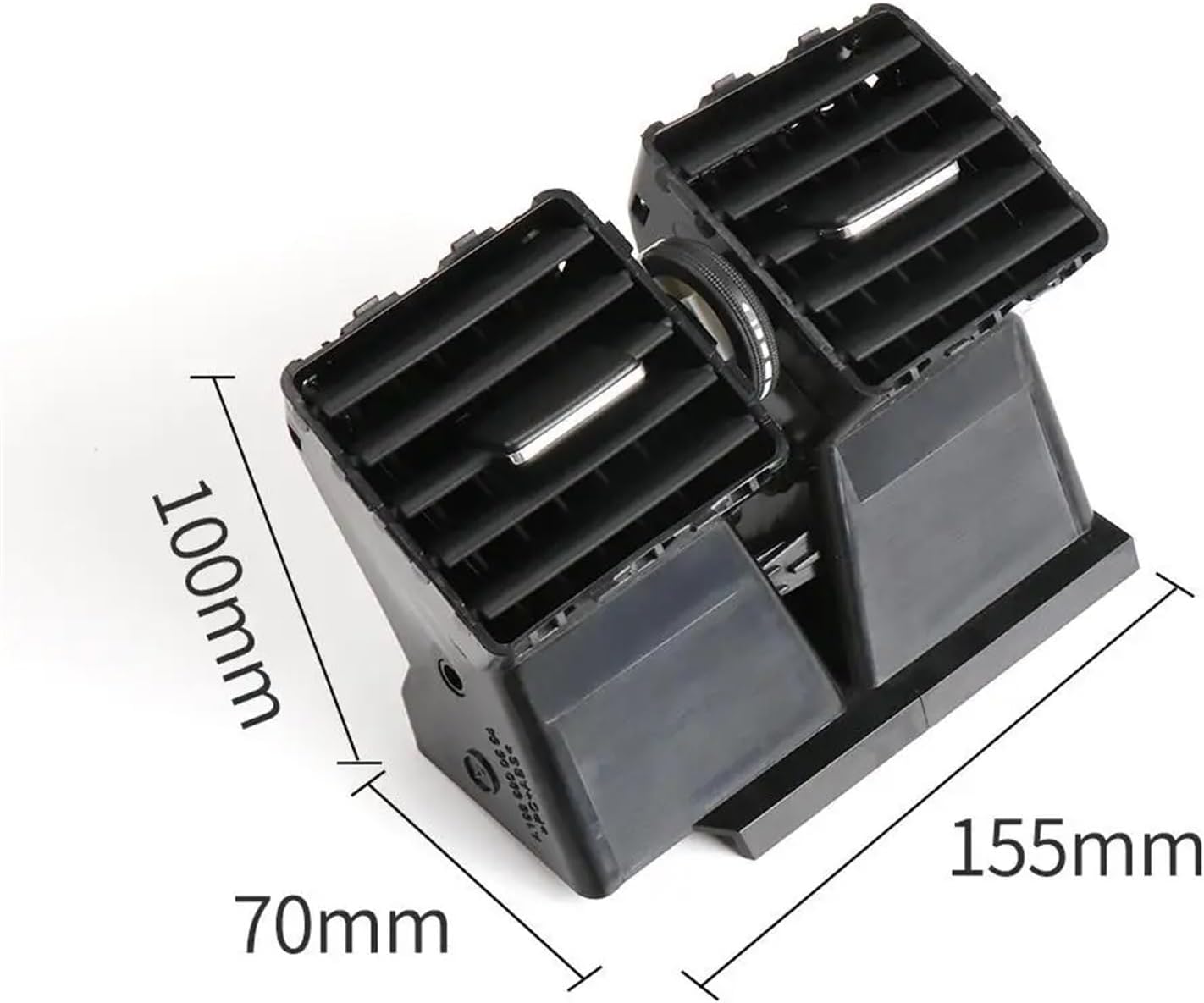 Car Rear Center Console A/C Air Outlet Vent Flow Duct Assy Grille Compatible with Mercedes-Benz W166 W292 ML GL GLE 2012-2019 16683005542A17