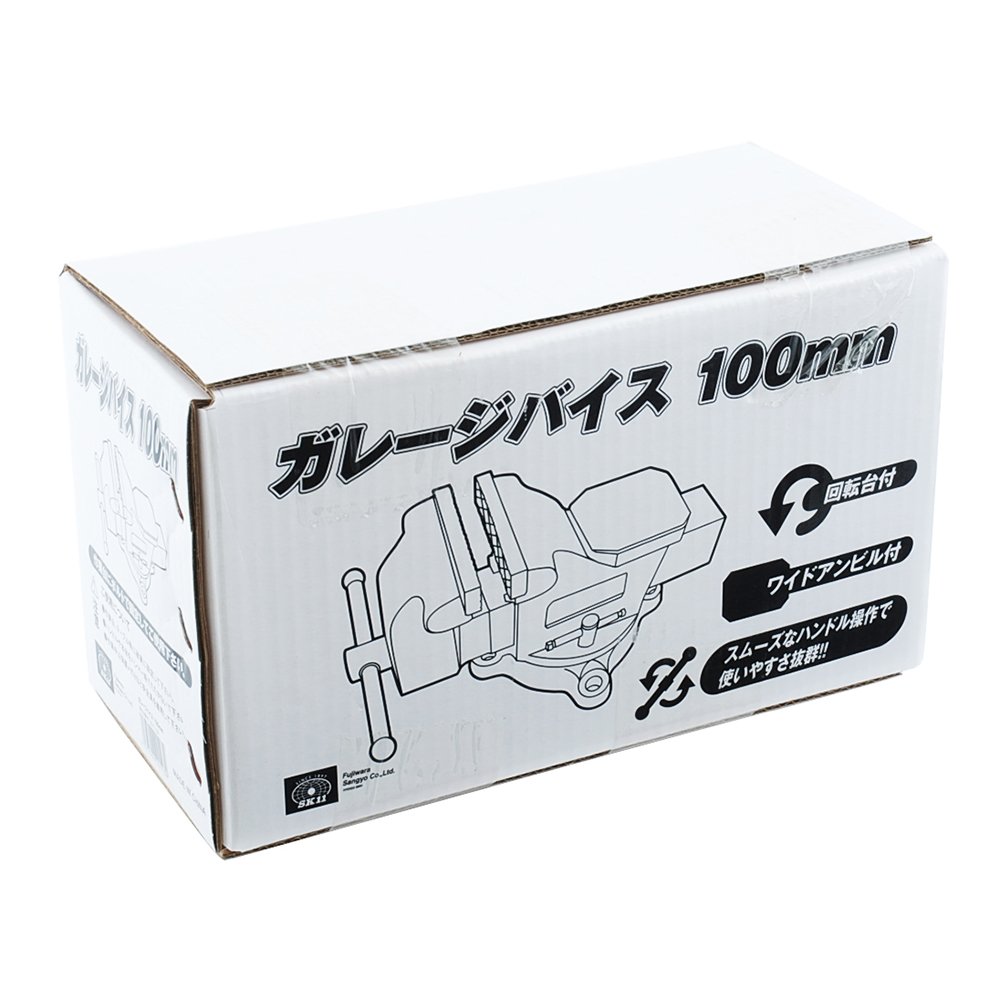 【在庫セール】SK11(エスケー11) ガレージバイス 回転台付き 100ｍｍ Amazon | SK11(エスケー11) ガレージバイス 回転台付き 100mm