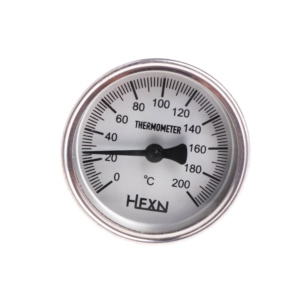 50/100/150/200/300 ? Termometro bimetallico Misuratore di Temperatura in Metallo Compatibile con tubazioni per Uso Industriale 150 Gradi