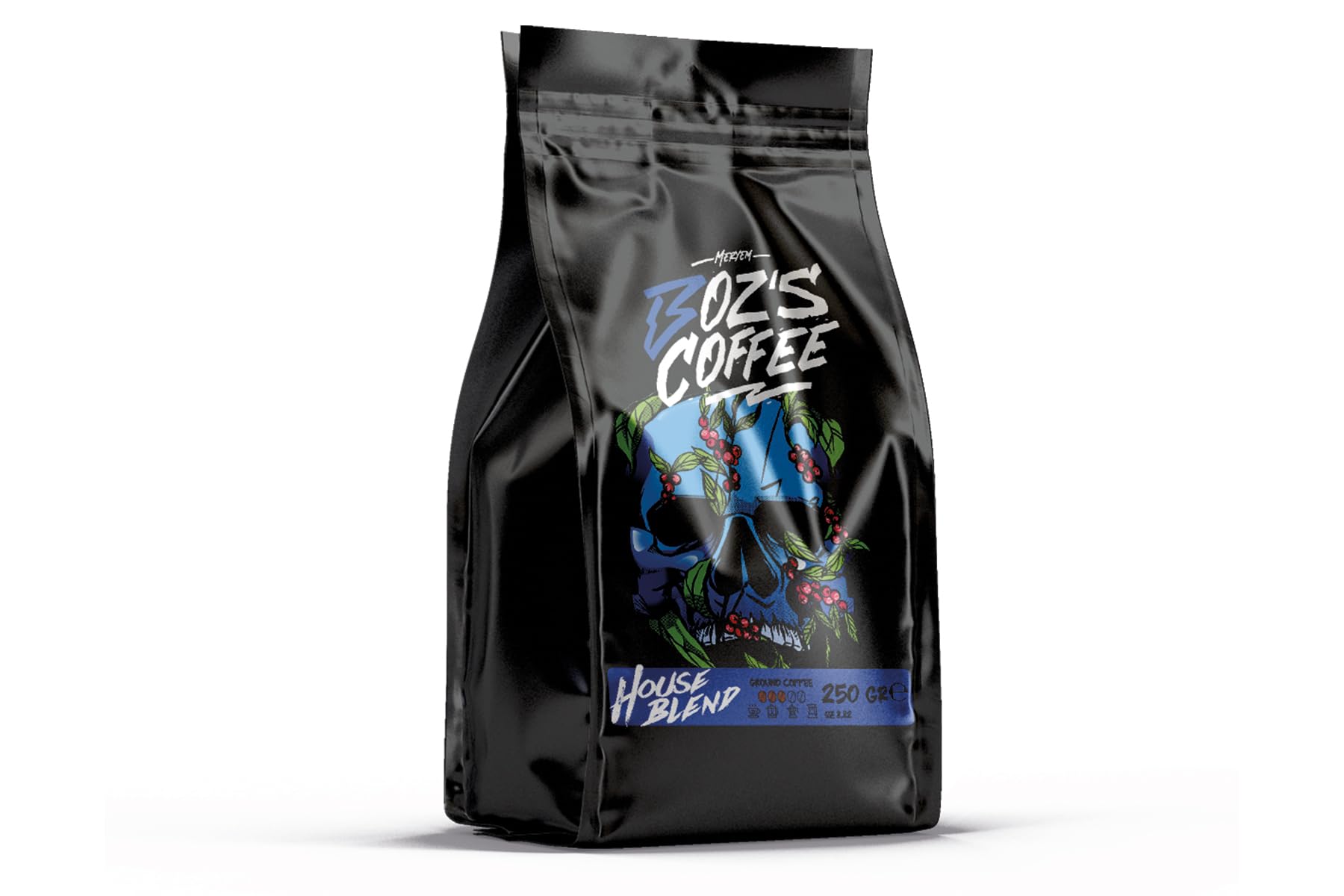Meryem Boz's Coffee House Blend Öğütülmüş Filtre Kahve, Orta Kavrulmuş, Yumuşak İçim, Turunçgil ve Tatlı Tonları, 250 g