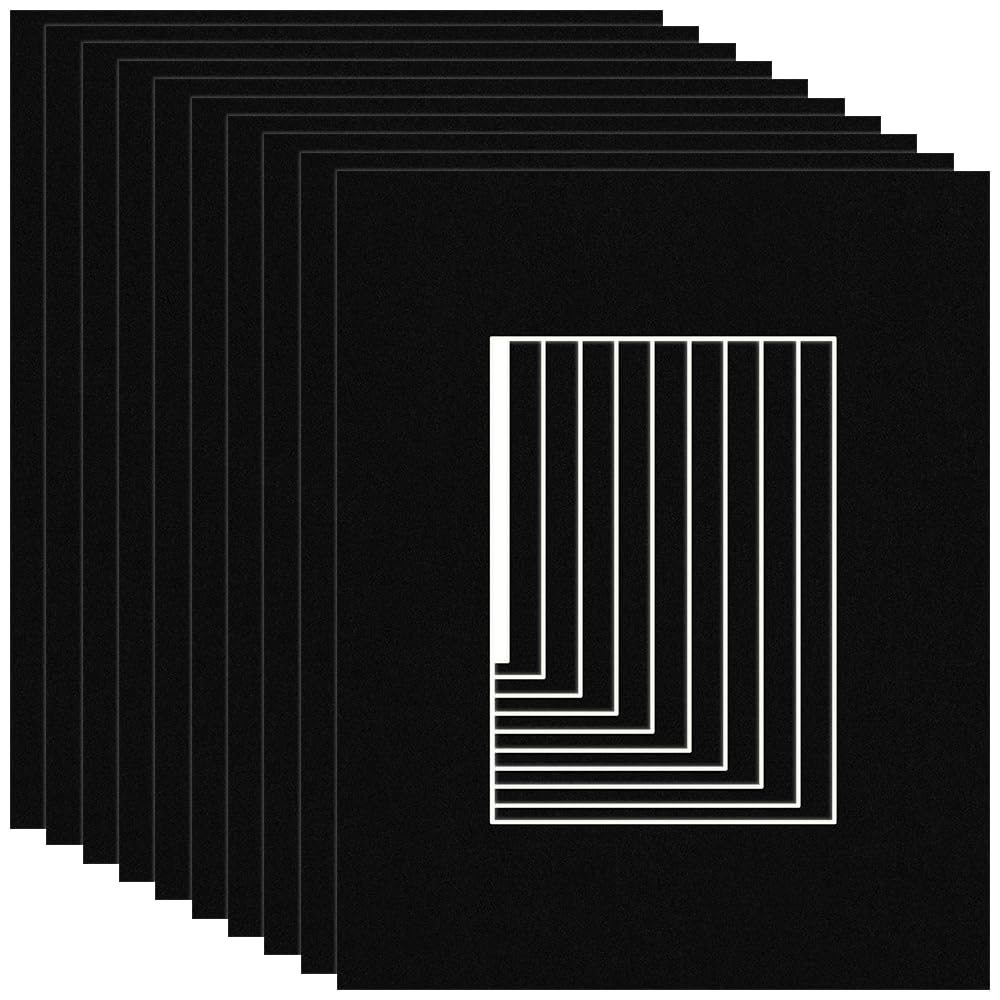 Procut Global Black 20x16" Picture Mounts - Fits A4 Photo Size — image 1