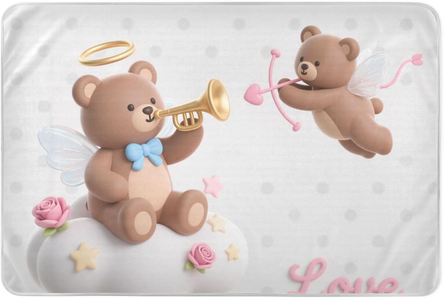 Cartoon Cute Brown Bear Extra Large Resuable Training Pee Pads for Kids Highly Absorbent Potty Training Mattress Pad Skin-Friendly Incontinence Pads for Kids Bedwetting , 52" L x 34" W
