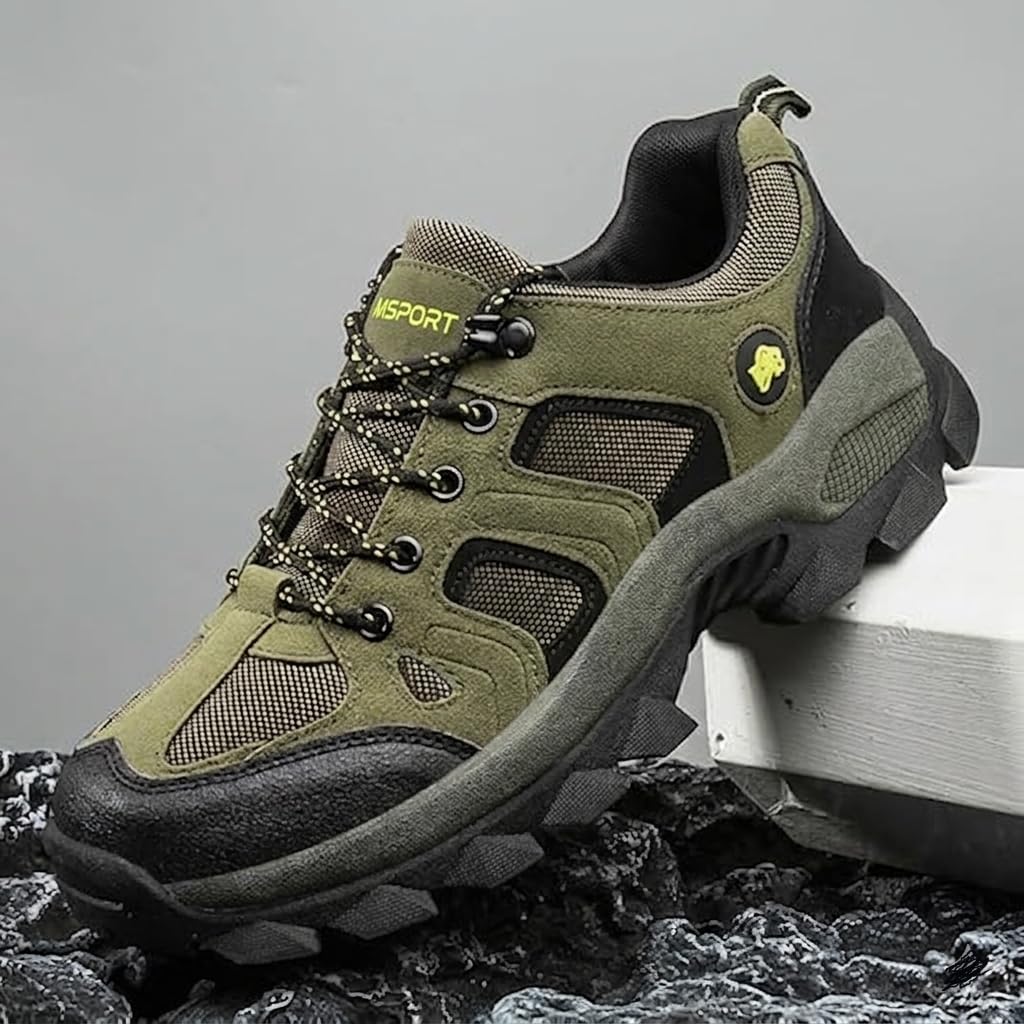 Msport Chaussures de Trekking Respirantes et Antidérapantes – Confort et Stabilité pour la Montagne et Les Activités de Plein Air