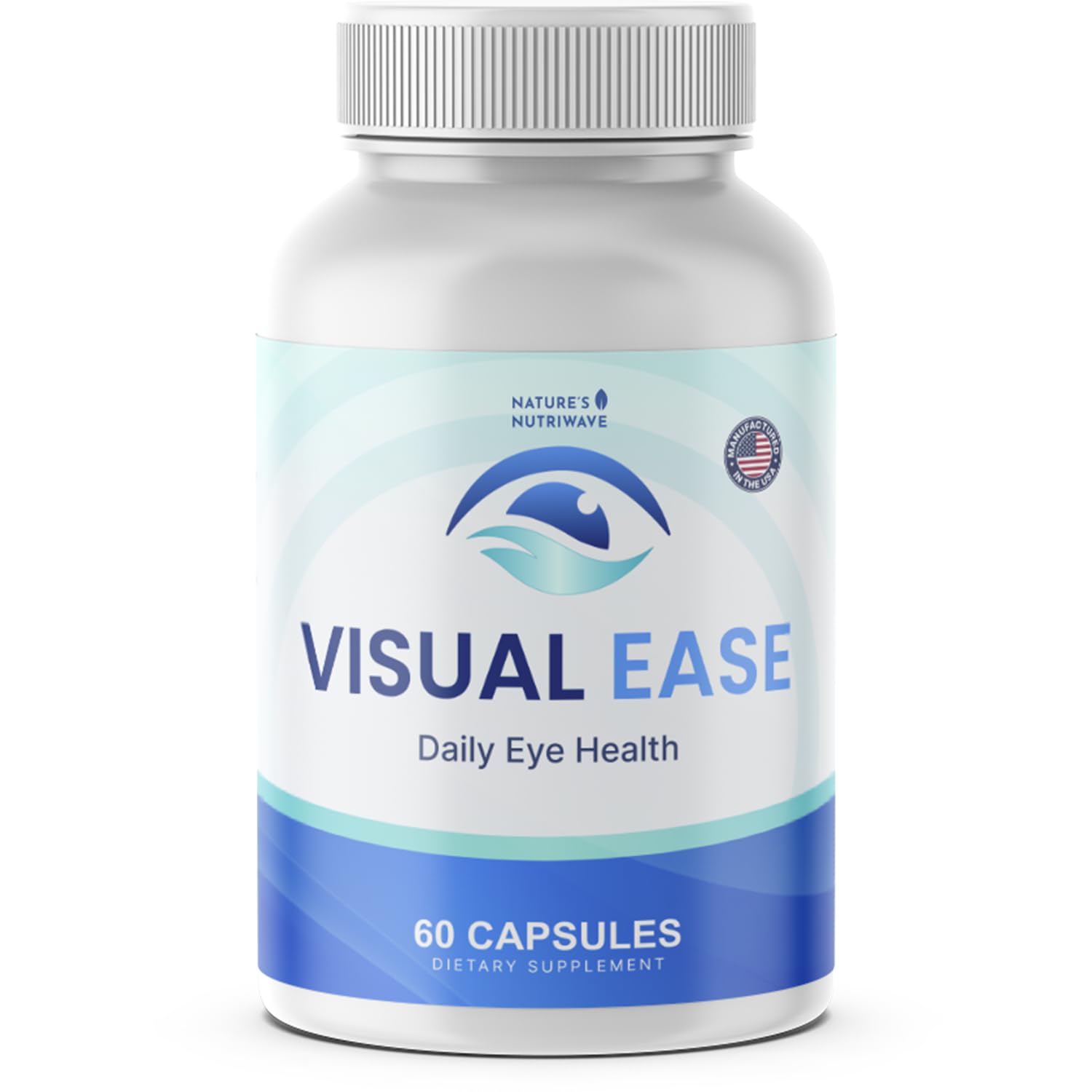 Visual Ease – Lutein, Zeaxanthin & Bilberry – 60 Ct, 1 Month Supply 60 Count (Pack of 1)