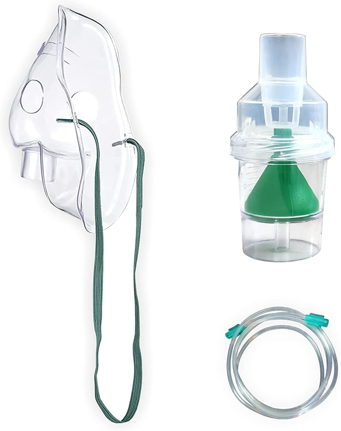 Adult Mask with Air Tube, Medicine Chamber for All Nebulizer(Made In India)