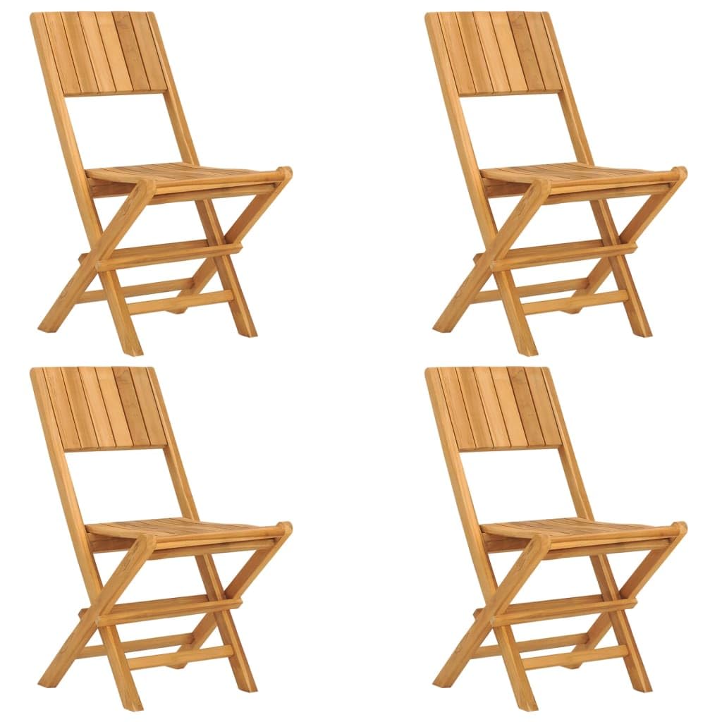 Składane krzesła ogrodowe 4 szt. 47x61x90 cm lite drewno tekowe, stół ogrodowy, aluminiowe krzesło ogrodowe, plastikowe krzesło ogrodowe