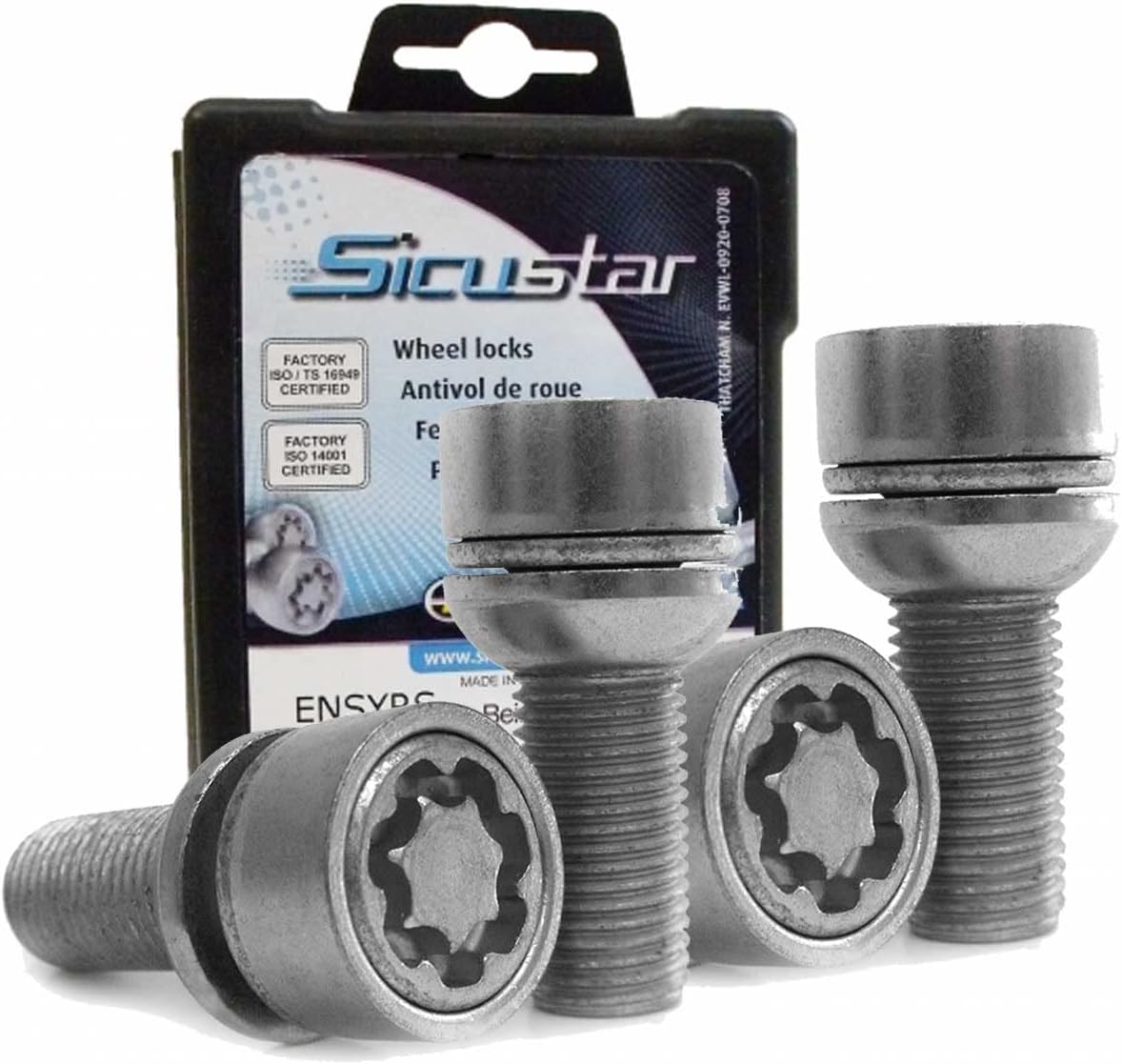 08.06.2020 /LB/ Tracer Felgenschloss - Schraube M14x1,5 Kugel R13 SW17 28mm Typ Sicustar FSS-1297 OE: NEIN