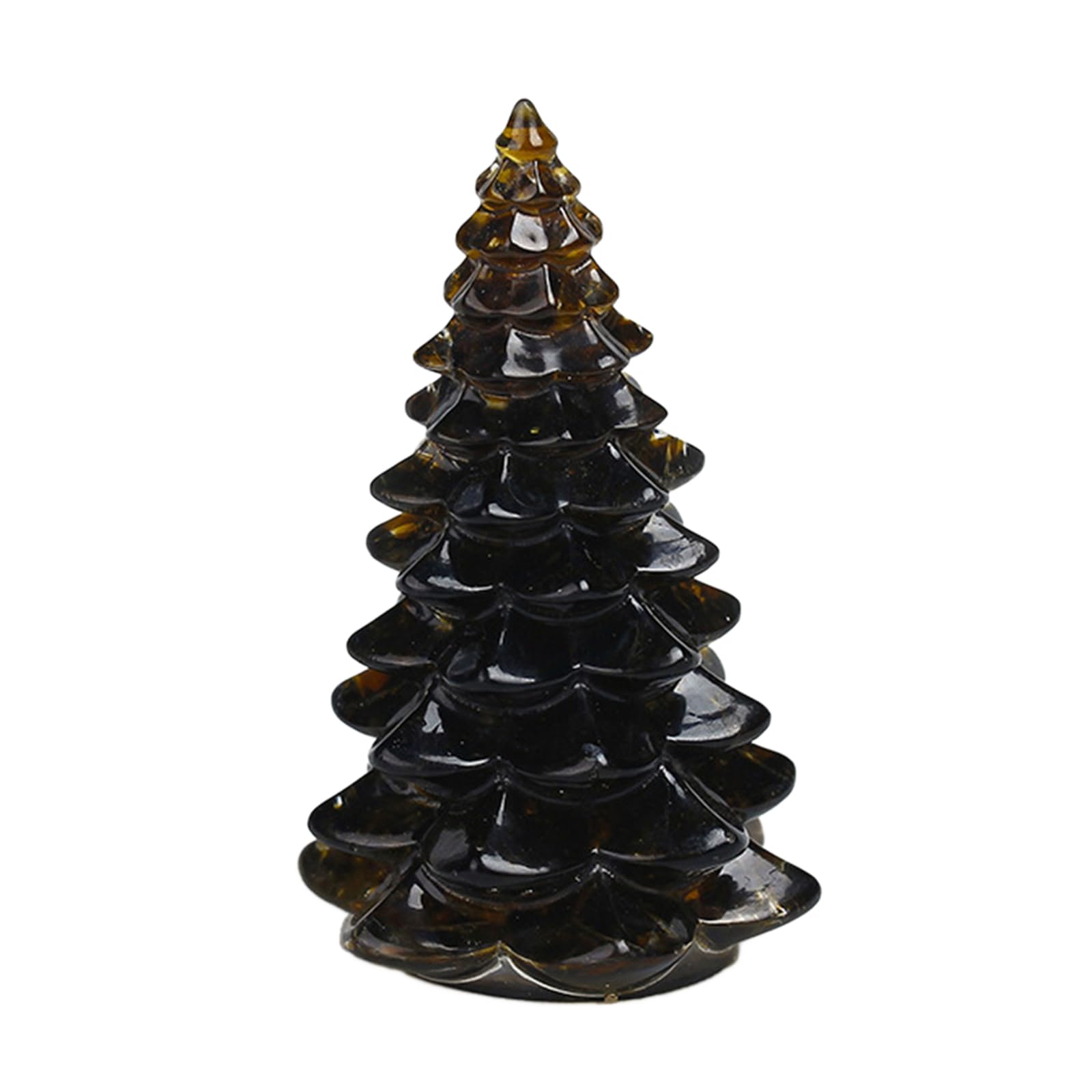 Amazon.co.jp: ミニクリスマスツリー置物樹脂デスクトップ像モデル用品