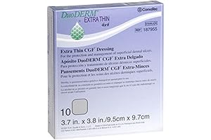DUODERM® CGF® EXTRA THIN DRESSING 4" X 4" 10 CT