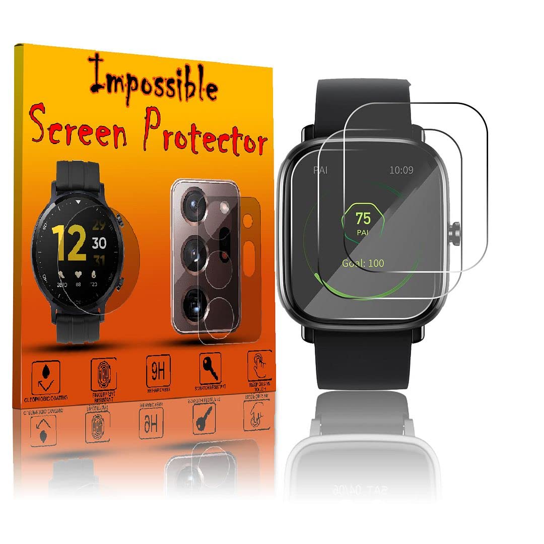 FCS Edge to Edge Watch Screen Protector for Amazfit Gts 2 Mini | TPU Membrane Flexible Ultra-Thin 0.125mm Thickness Screen Guard (Pack of 3) (B0B76SVFR5) Amazon Price History, Amazon Price Tracker