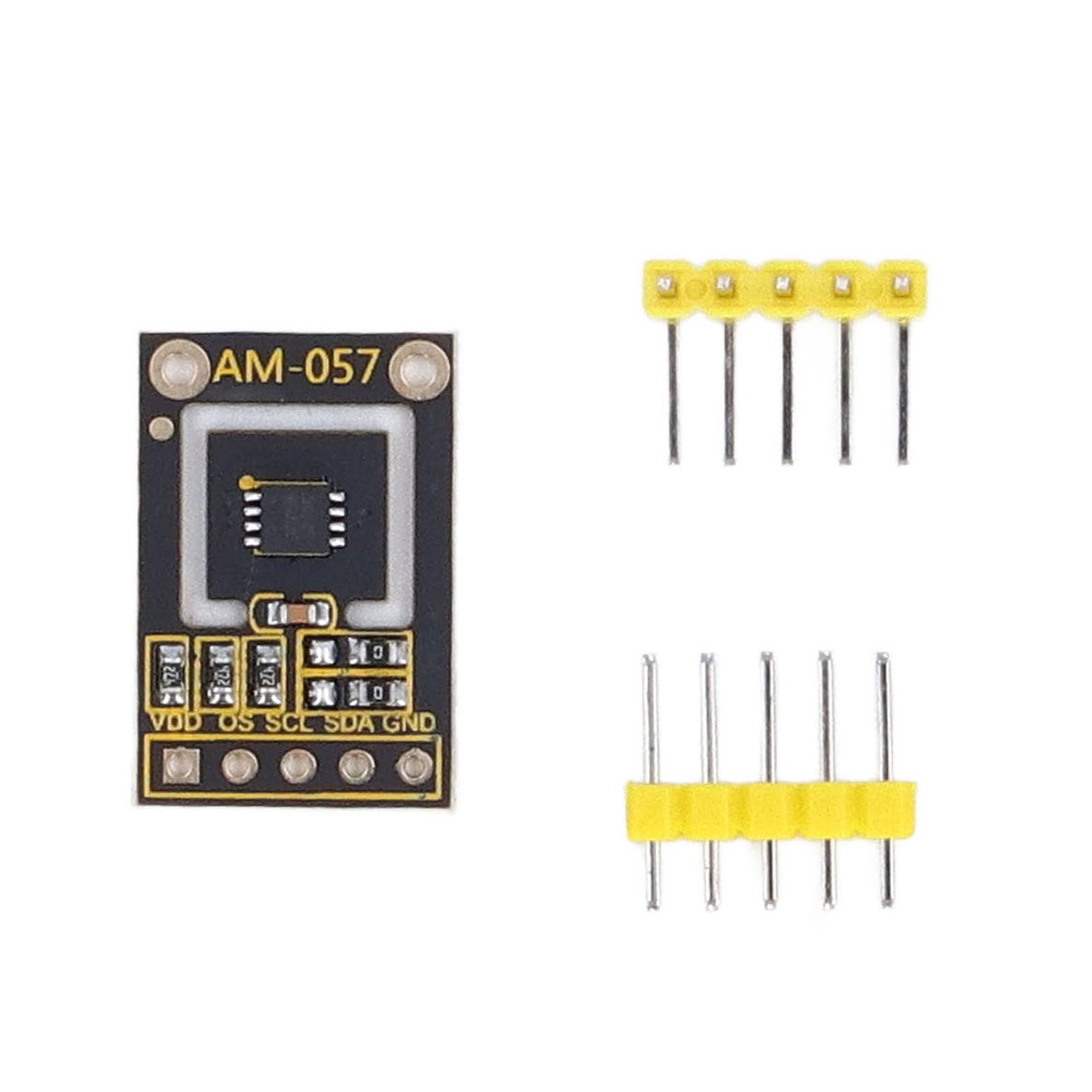 Human Body Temperature Sensor Module, 0.1°C Accuracy with Alarm, 2.7‑3.3V Human Body Temp Sensor Board High Accuracy