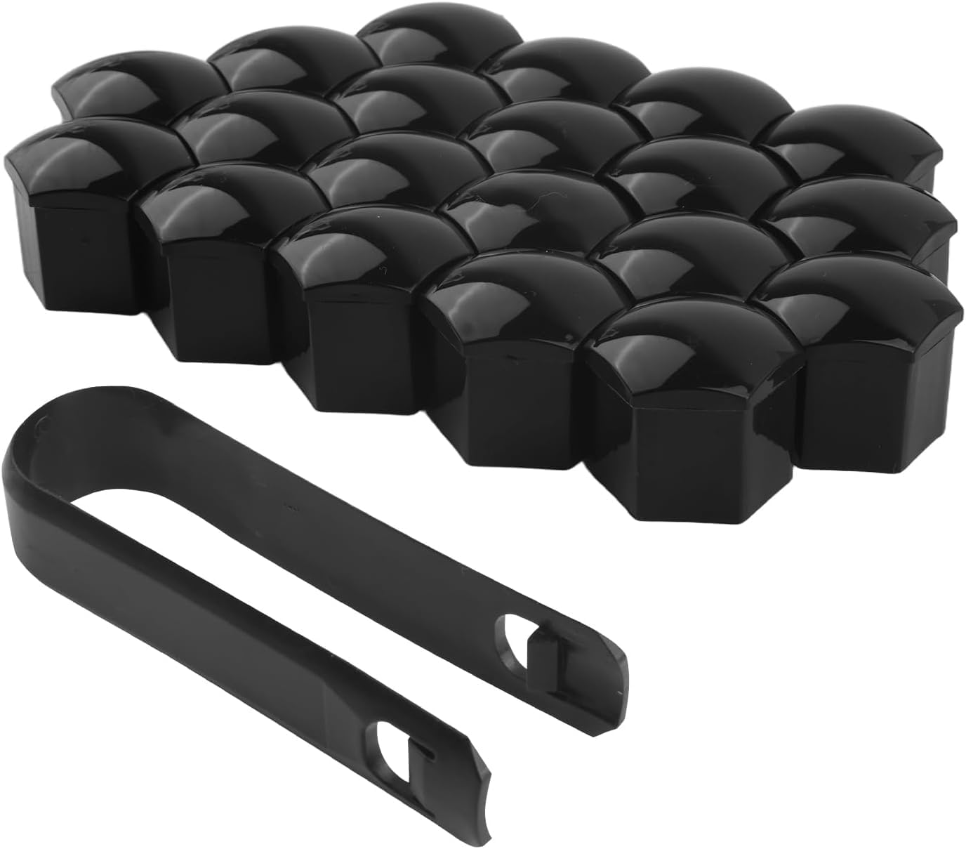 YDSTNiu 20 Pcs Automotive Wheel Lug Nut Centre Cover Caps for Alfa Romeo Giulia (952) 2016-2022, Vehicle Tyre Hub Screw Bolt Caps Motorcar Wheel Stud Covers,21mm