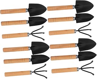 15pcs Mini Garden Tool Set with Wood Handle Iron Hand Tools