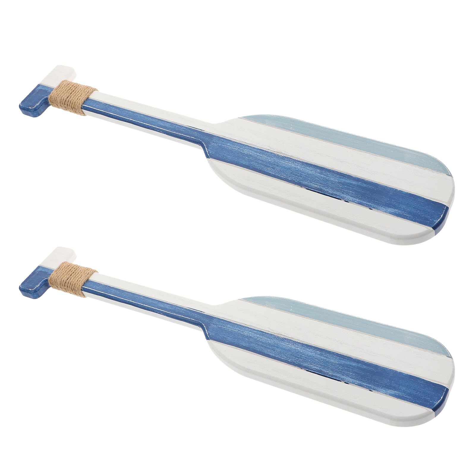 Rame Bleue en Bois Déco Nautique Mobestech | Lot de 2 Rames Murales Style Marin pour Maison