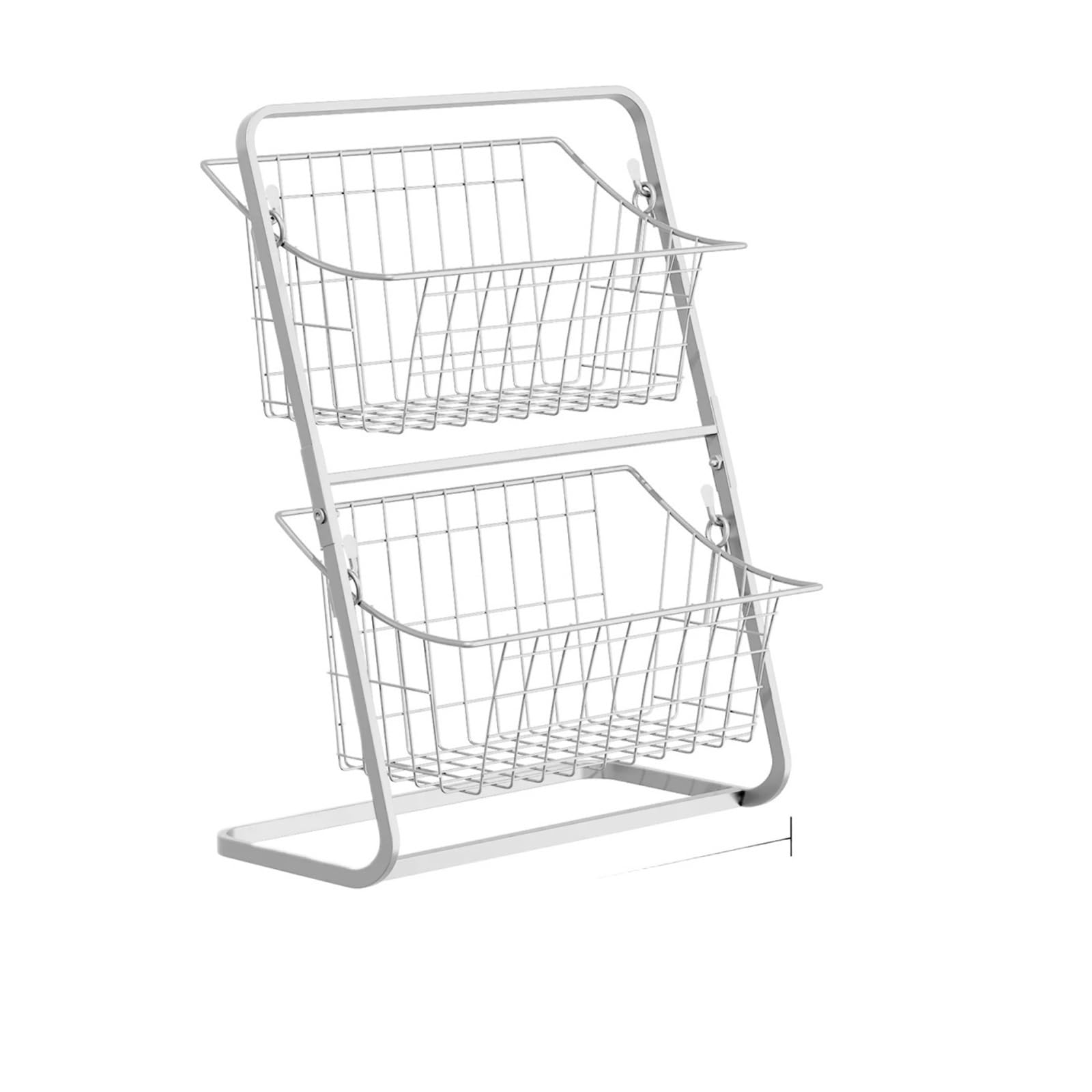 Cesta de frutas para encimera de cocina que organiza tus especias y aperitivos