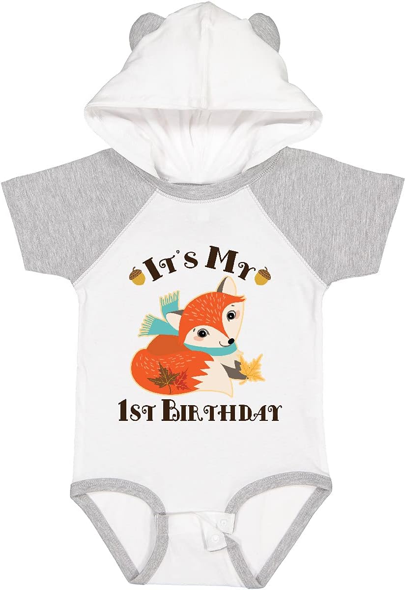 inktastic 1st Birthday Woodland Fox Baby Bodysuit