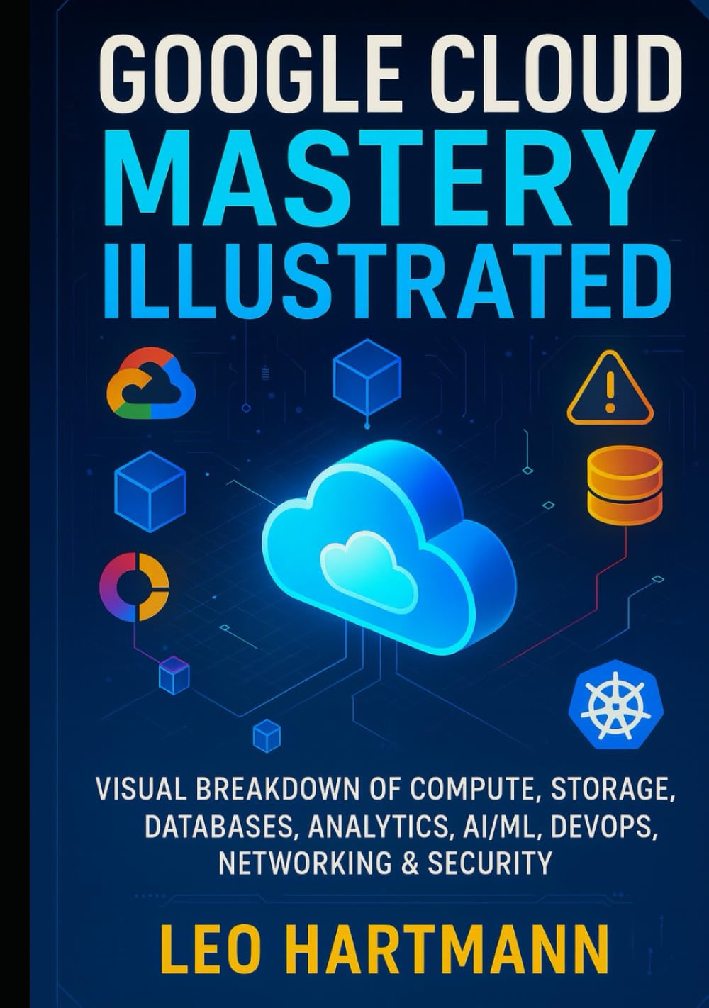 Google Cloud Mastery Illustrated: Visual Breakdown of Compute, Storage, Databases, Analytics, AI/ML, DevOps, Networking & Security (Google Cloud Architecture Illustrated Series)