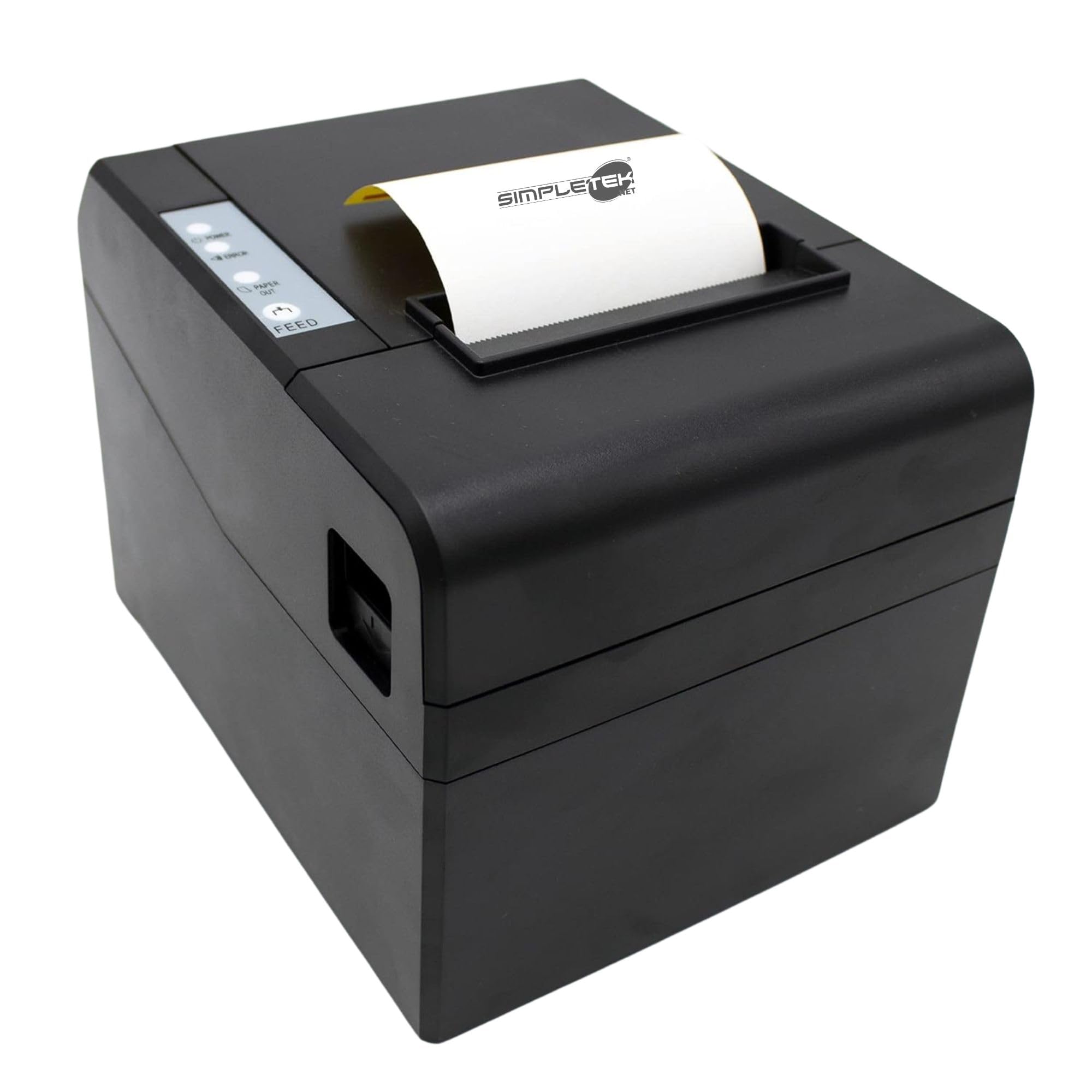 SIMPLETEK – Stampante termica 80mm USB + LAN | ESC/POS | centri scommesse, comande, ricevute | Compatibile Windows 7/10/11 e con cellulari via ethernet