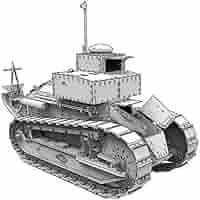 (未使用･未開封品)　モンモデル 1/35 フランス軽戦車 ルノーFT T.S.F 通信戦車 MES002 日本限定版 (メーカー初回受注限定生産) bt0tq1u Amazon | モンモデル 1/35 フランス軽戦車 ルノーFT T.S.F 通信