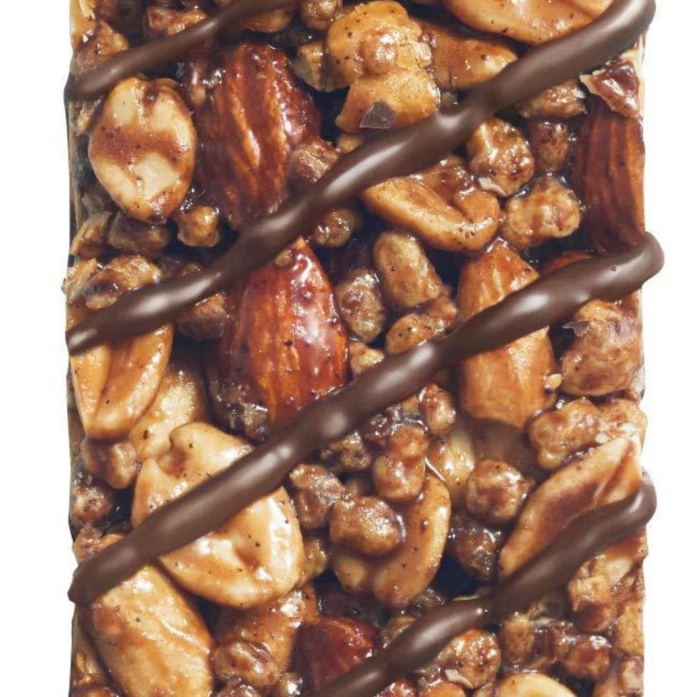 BE-KIND - Barres de Céréales Protéinées - Noix & Chocolat Noir - Sans Gluten - Riches en Fibres - Grand Format - 12 x 50g