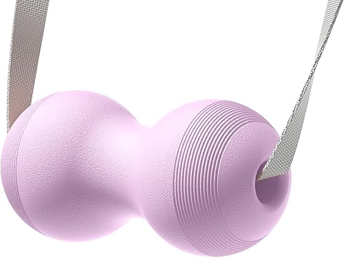 Miniatura 8 de VICSKY Pelota de masaje de cacahuete  Doble bola de liberación miofascial de lacrosse, rodillo de tejido profundo para cuello, espalda y pies,