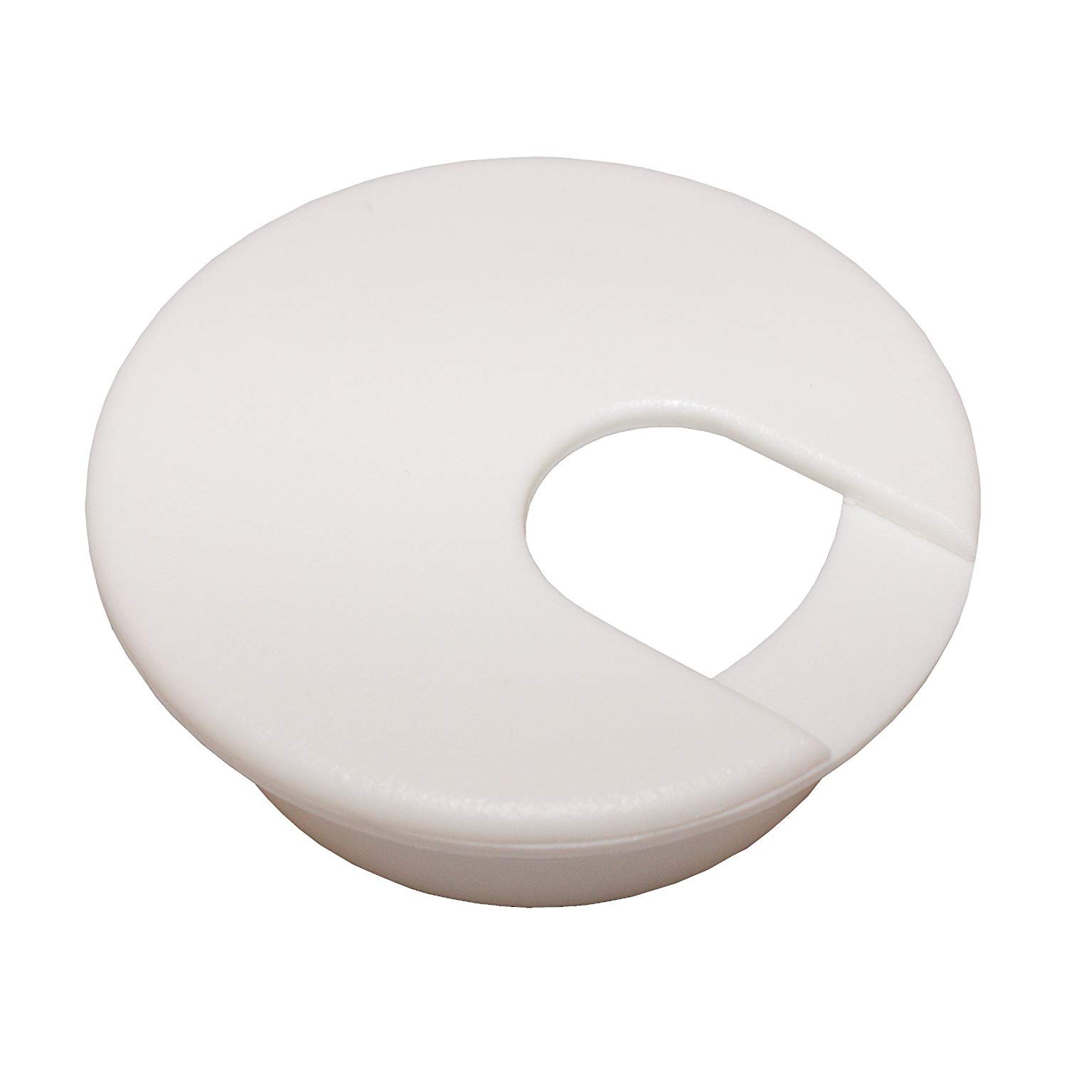 2" White Desk Grommet (5 Pack)