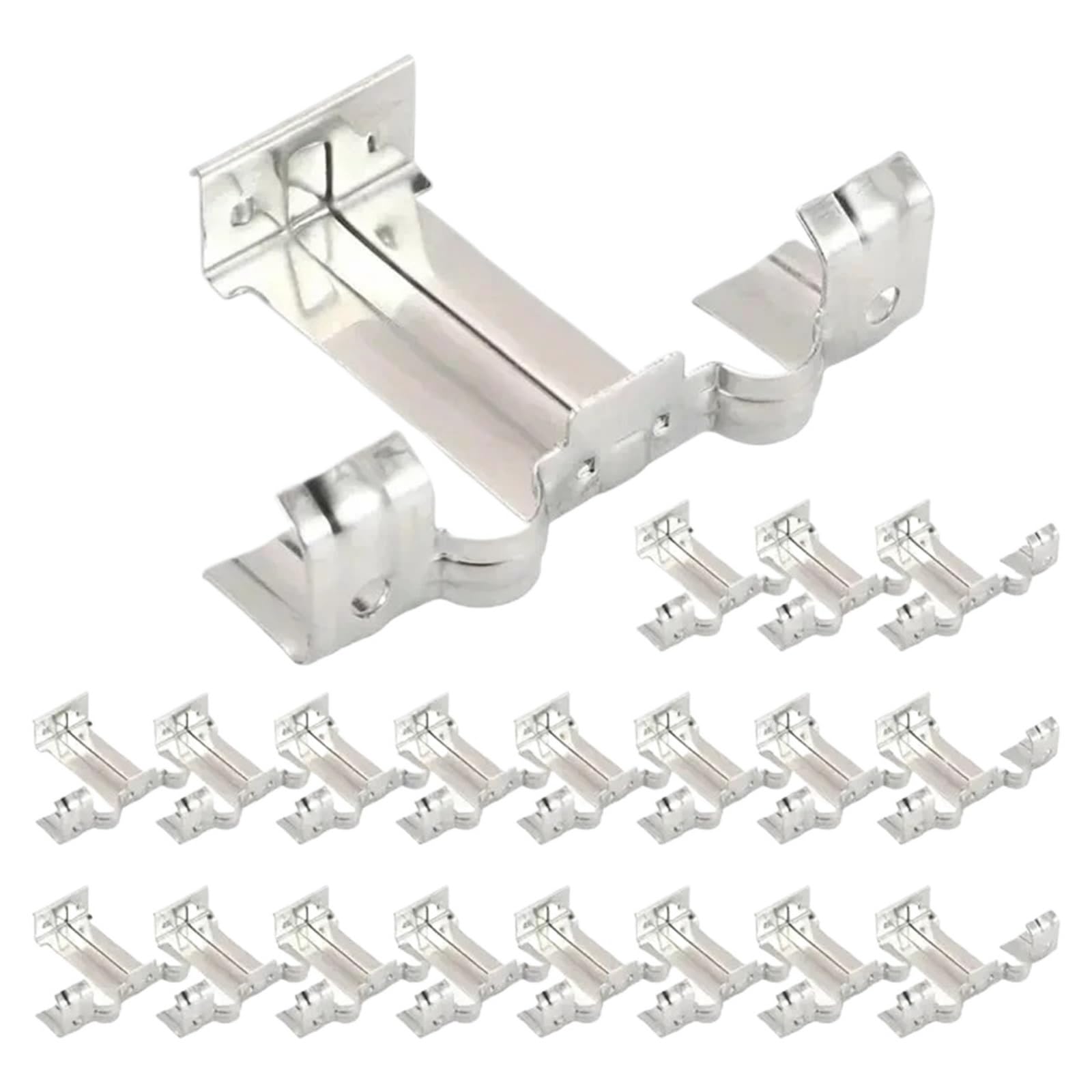 Staffe di montaggio per pannelli solari, clip di drenaggio per pannelli solari, 304, anti-polvere, guida per il flusso dell'acqua, compatibili con telai fotovoltaici da 30/35 mm (100 pezzi, 30 mm)