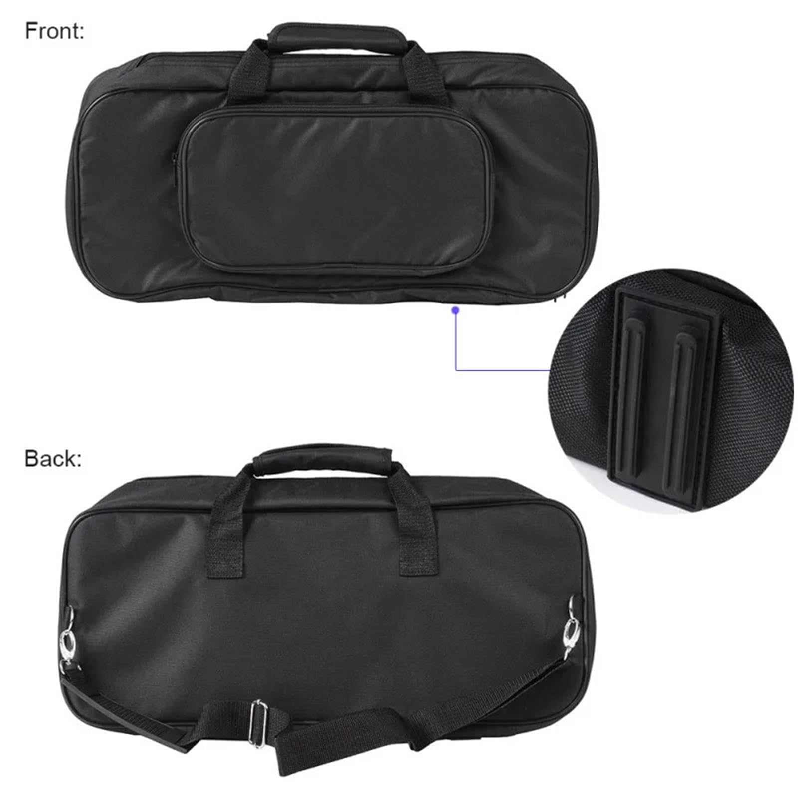 Bolsa Para Pedales De Guitarra Bolsa de Pedal de guitarra, tablero de Pedal de guitarra portátil, bolsa de transporte, cintas, correas, piezas de guitarra Para Pedales De Guitarra