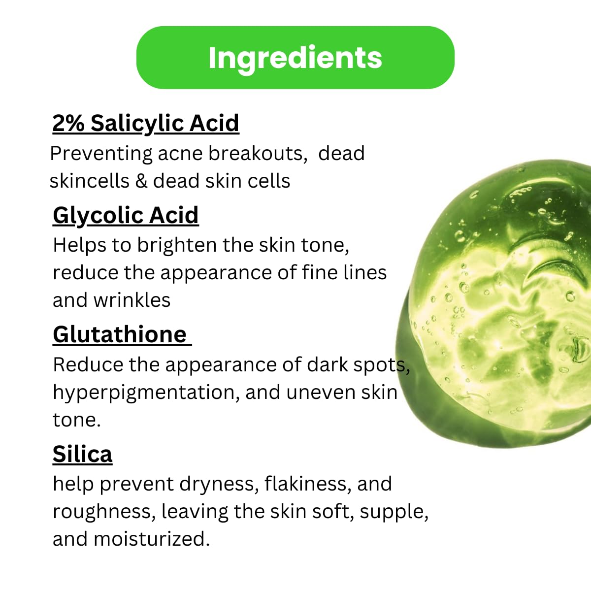 glutathione and salicylic acid together 2pcs brightening body lotion containing hyaluronic acid