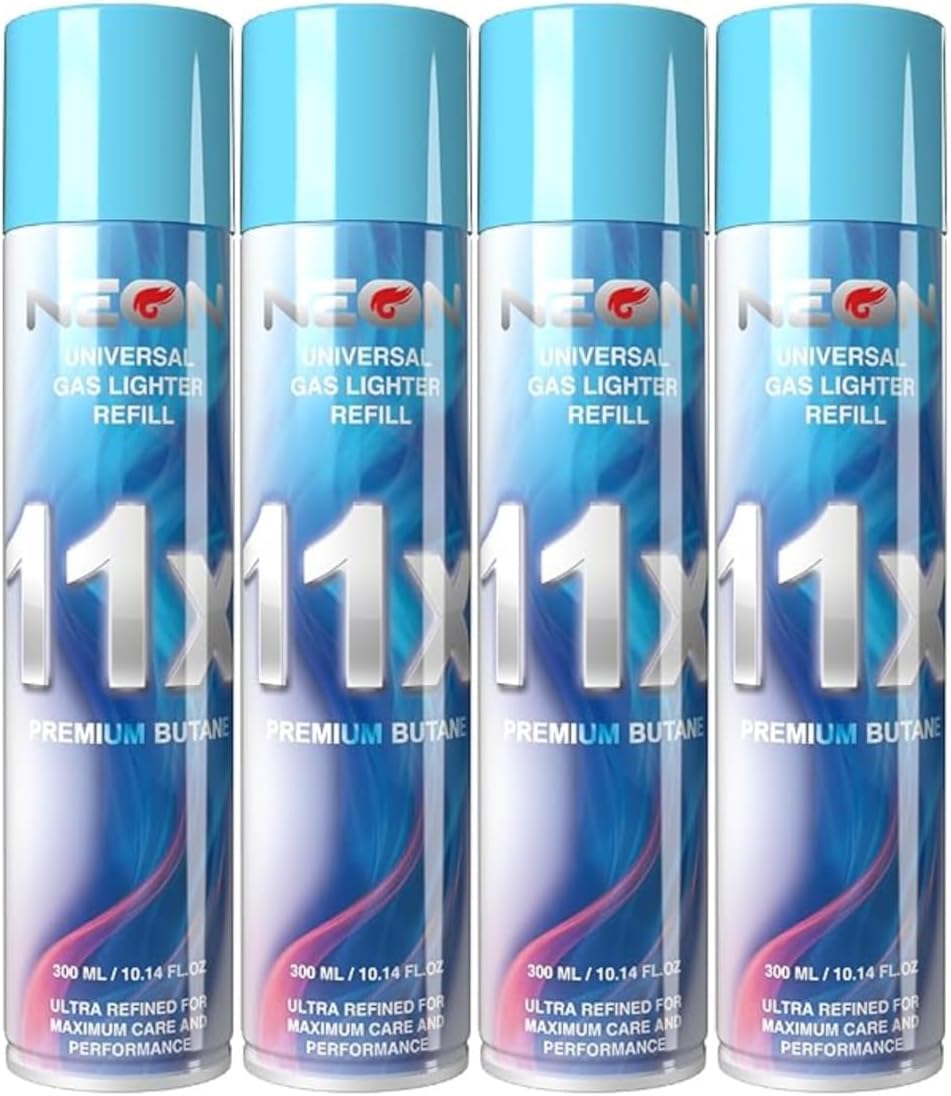 Amazon.com: NEON Butane Refill, 11X Ultra-Refined Butane Fuel