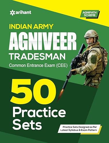 50 Practice Sets INDIAN ARMY AGNIVEER TRADESMAN Common Entrance Exam (CEE) (Old Edition)