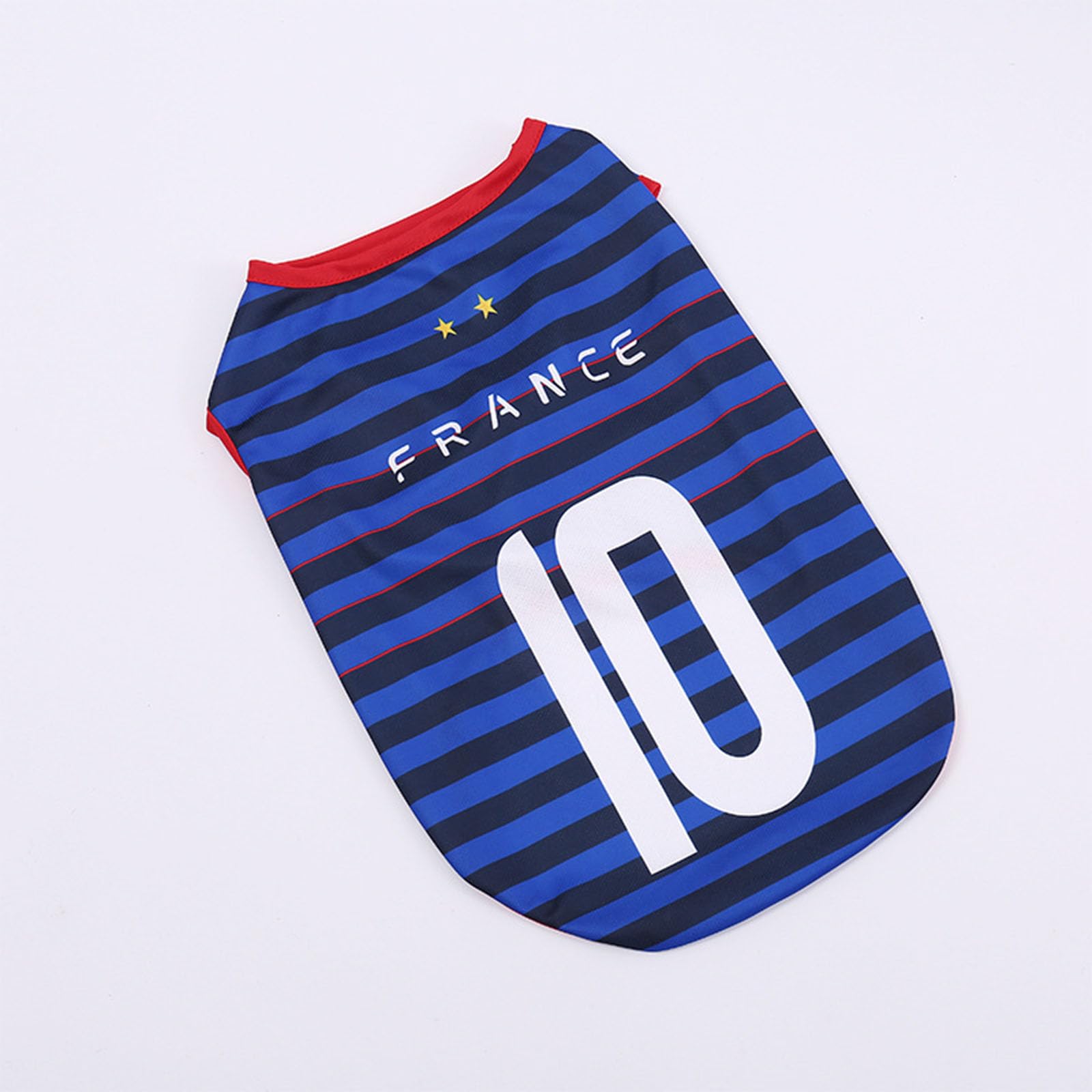 Générique Maillot de Foot sans Manches pour Chien,T-Shirt pour Chien- Maillot pour Animal de Compagnie, Tailles S à 5XL, pour Votre Compagnon à Quatre Pattes