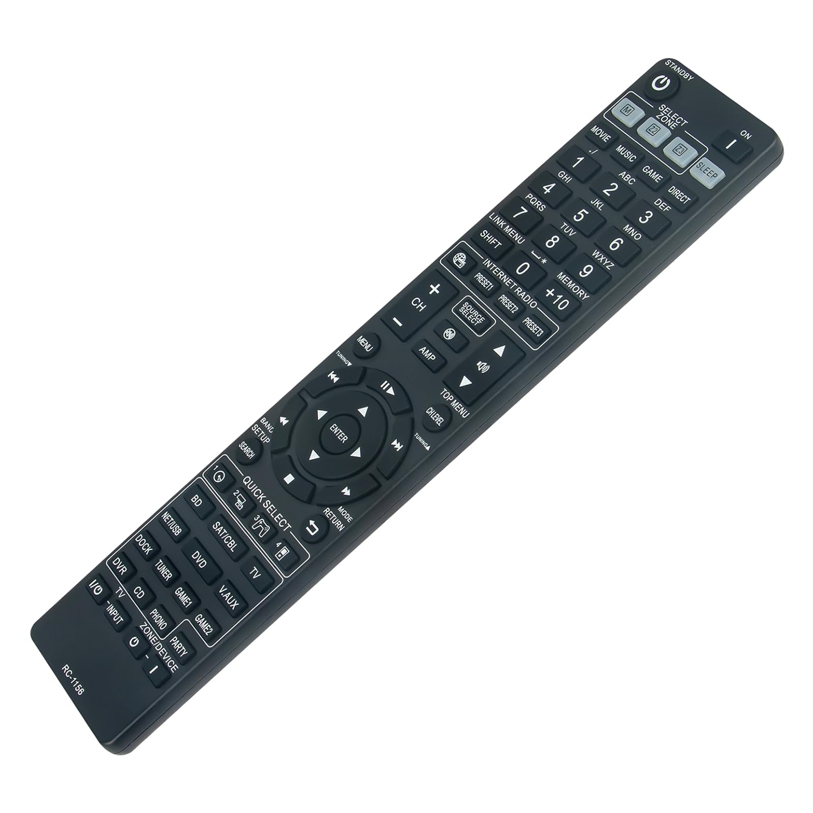 デノン　AVアンプ リモコン　RC-1156 Amazon.com: RC-1156 Replacement Remote Control Applicable for