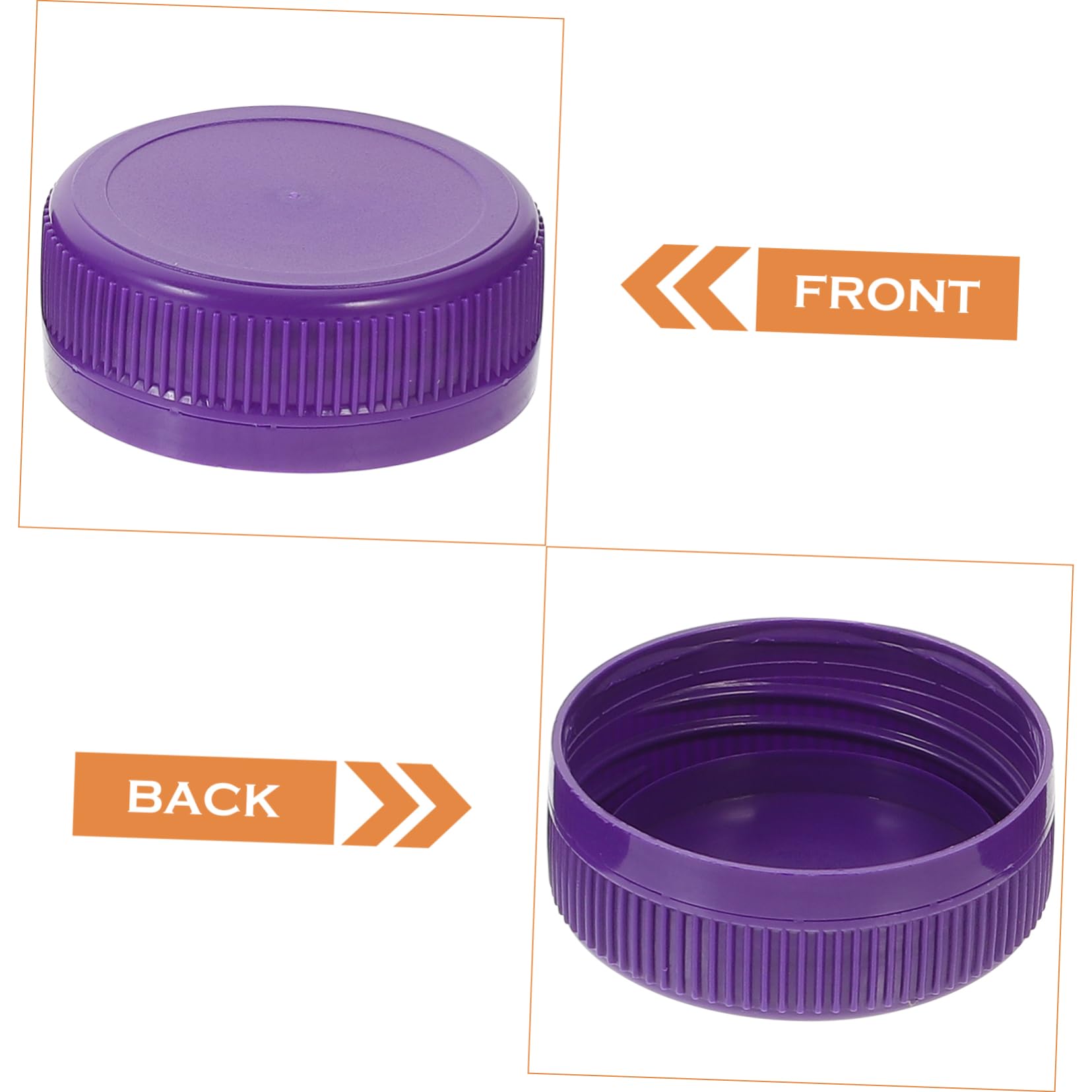 Amazon｜HAKIDZEL 38mm プラスチックボトルキャップ クラフト用 100個