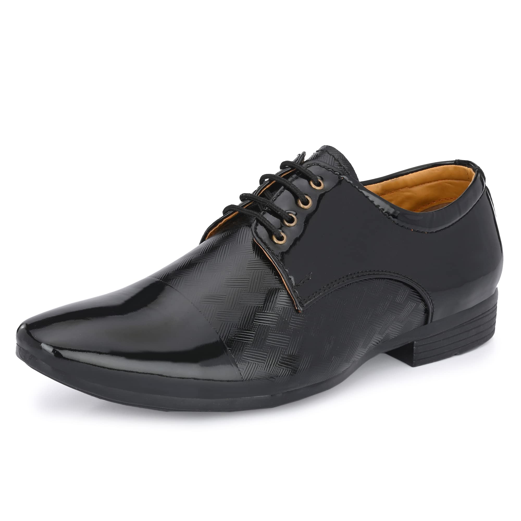 Shoe Island ® Patent Leather M5512 Black Derby Lace-Ups Office Ethnic Mens Formal Shoes for Men, Size 8 UK/India (B0BY38MKGF) Amazon Price History, Amazon Price Tracker