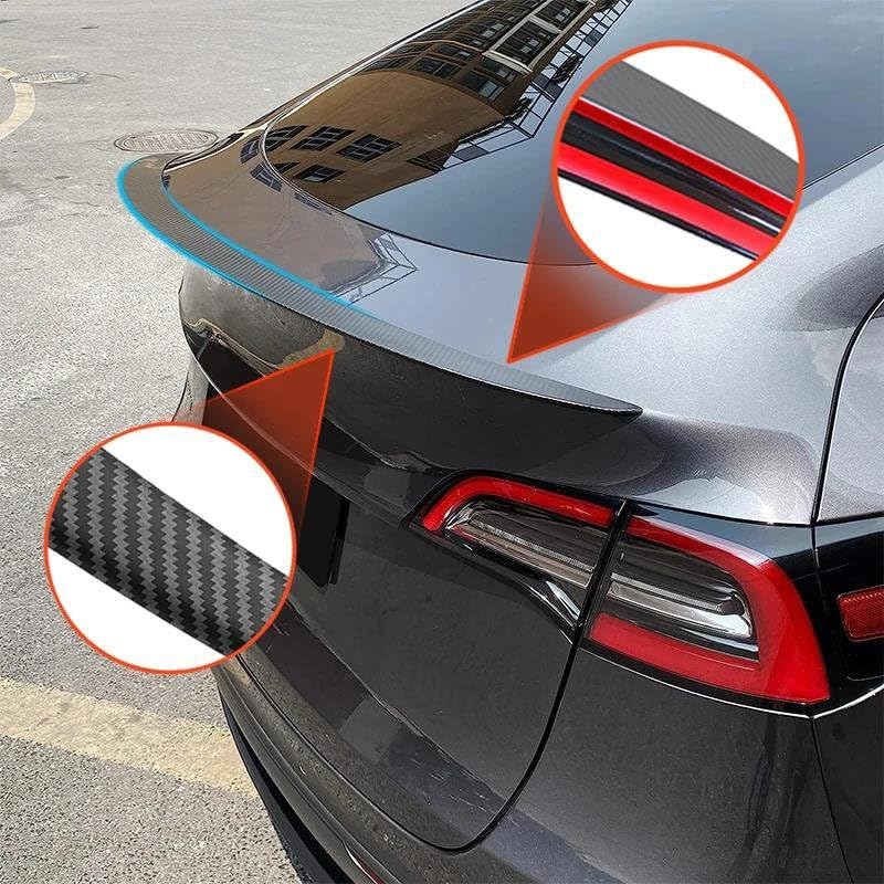 Spoiler di buona qualità per Tesla Model Y Dry Spoiler in fibra di carbonio coda