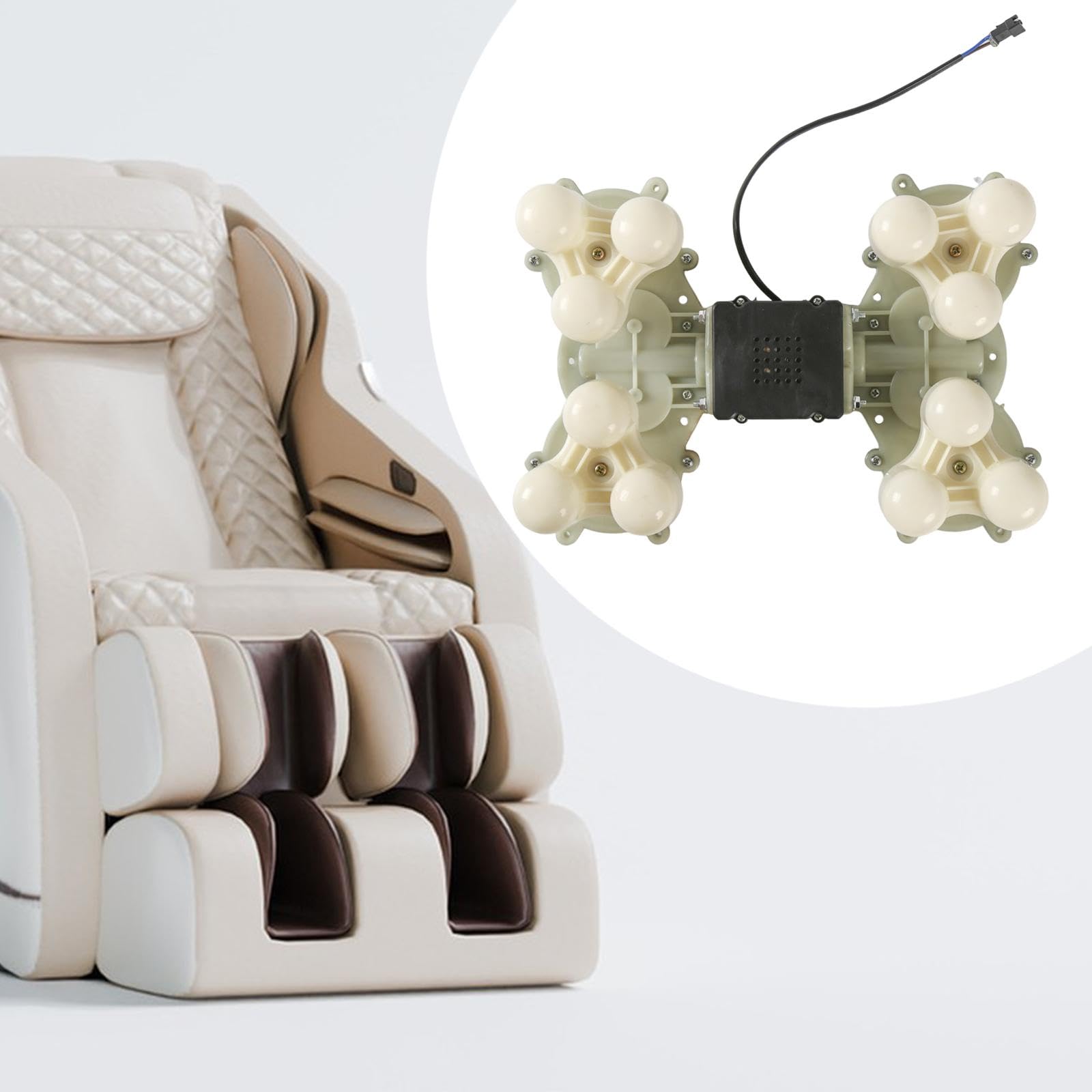 Conjunto de Motor de Movimiento para Sillón de Masaje Fácil de Instalar Alto Rendimiento Reemplaza Directamente Accesorios Movimiento Del, Cuello