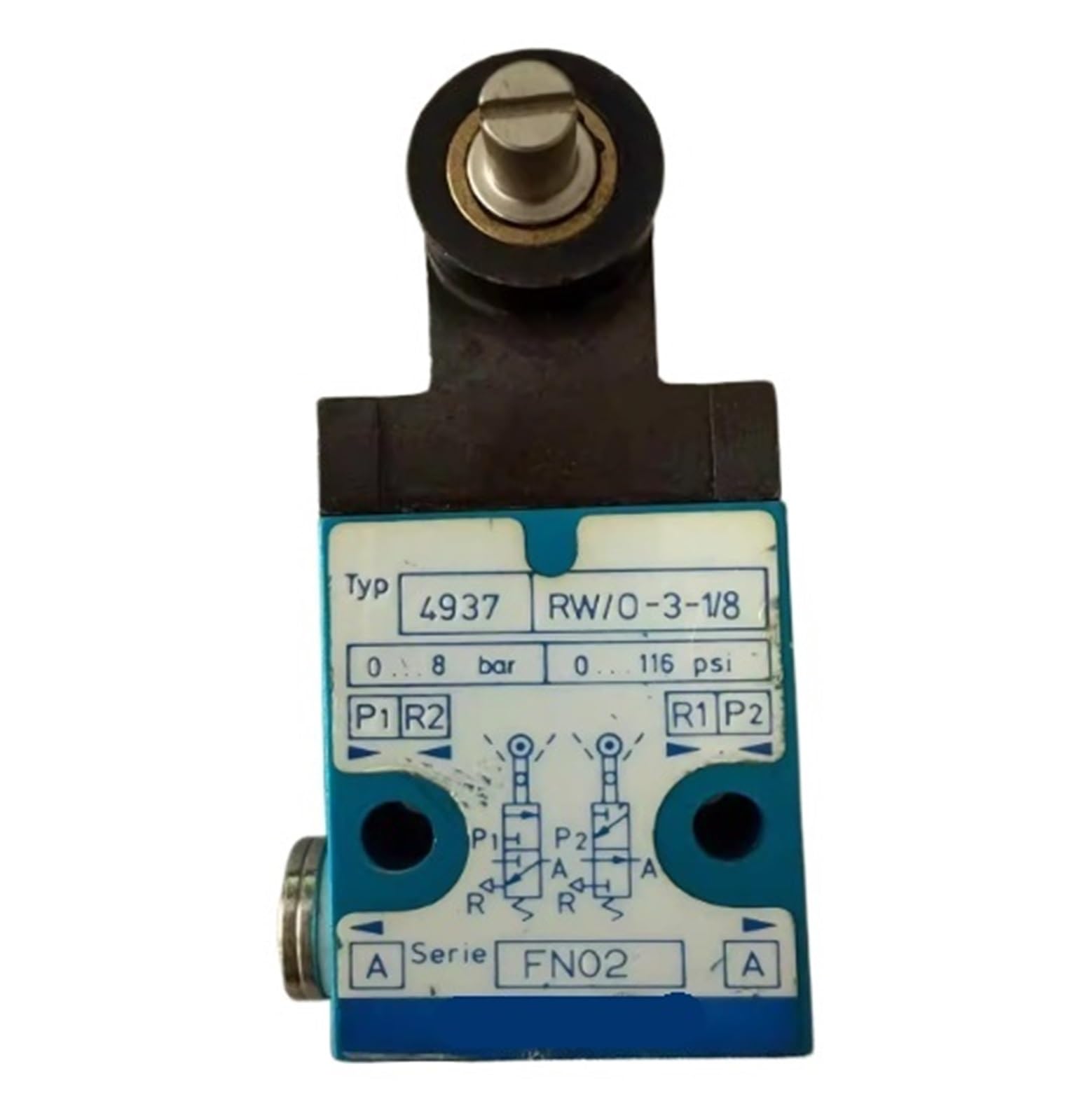 Vanne à tige rotative RW/O-3-1/8 4937 avec étanchéité renforcée par rotation