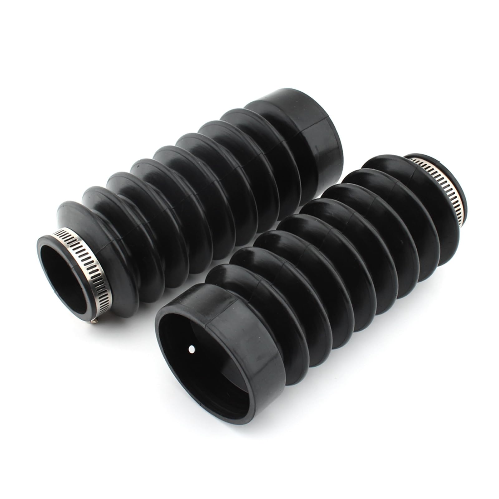 FINMOKAL ReplacementFit for BMW R Nine T 2014+/ Pure 2017+/ Scrambler 2017+/ Urban G/S 2018+ Rubber Motorcycle Front Fork Dust Boots Gaiters Gators