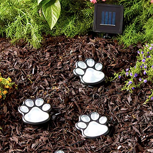 Lampada da giardino solare Rehomy con 4 zampe, a
