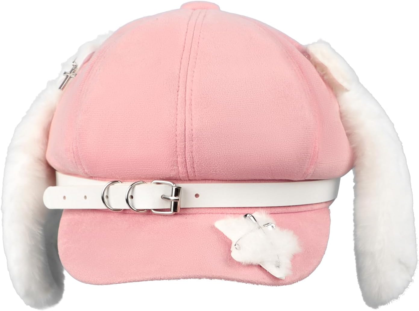 Lovely Women Beret Hat Cap with Long Puppy Ears Artists Painter's Hat for Students Teenage Girls