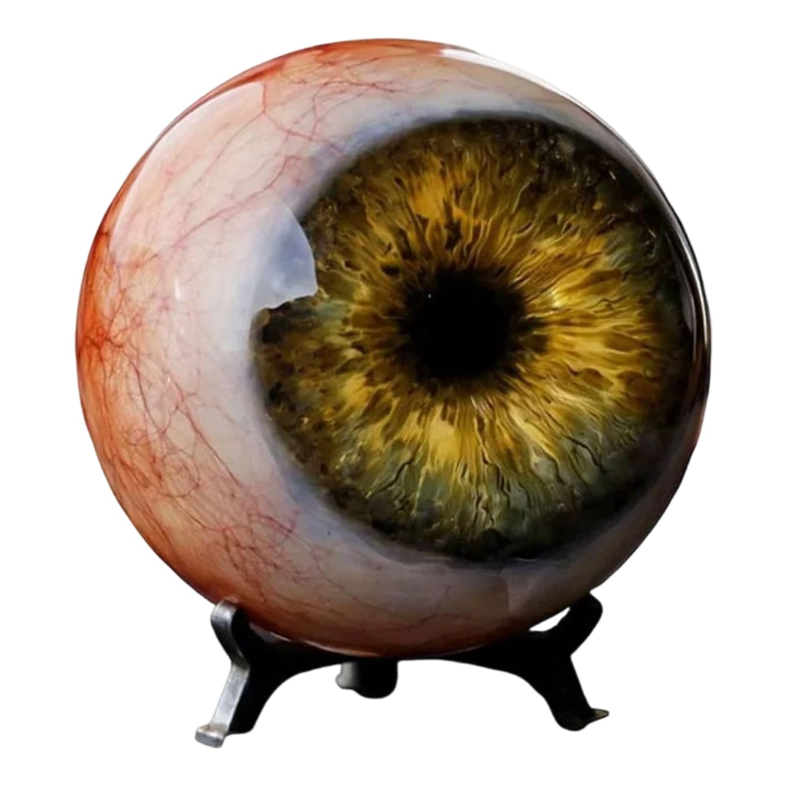 Vdaxvme Horror Eyeballs Sculpture Realistic Monsters Eye Ornament Gothics Decor for Party Scary Realistic Eyeballs Ornament