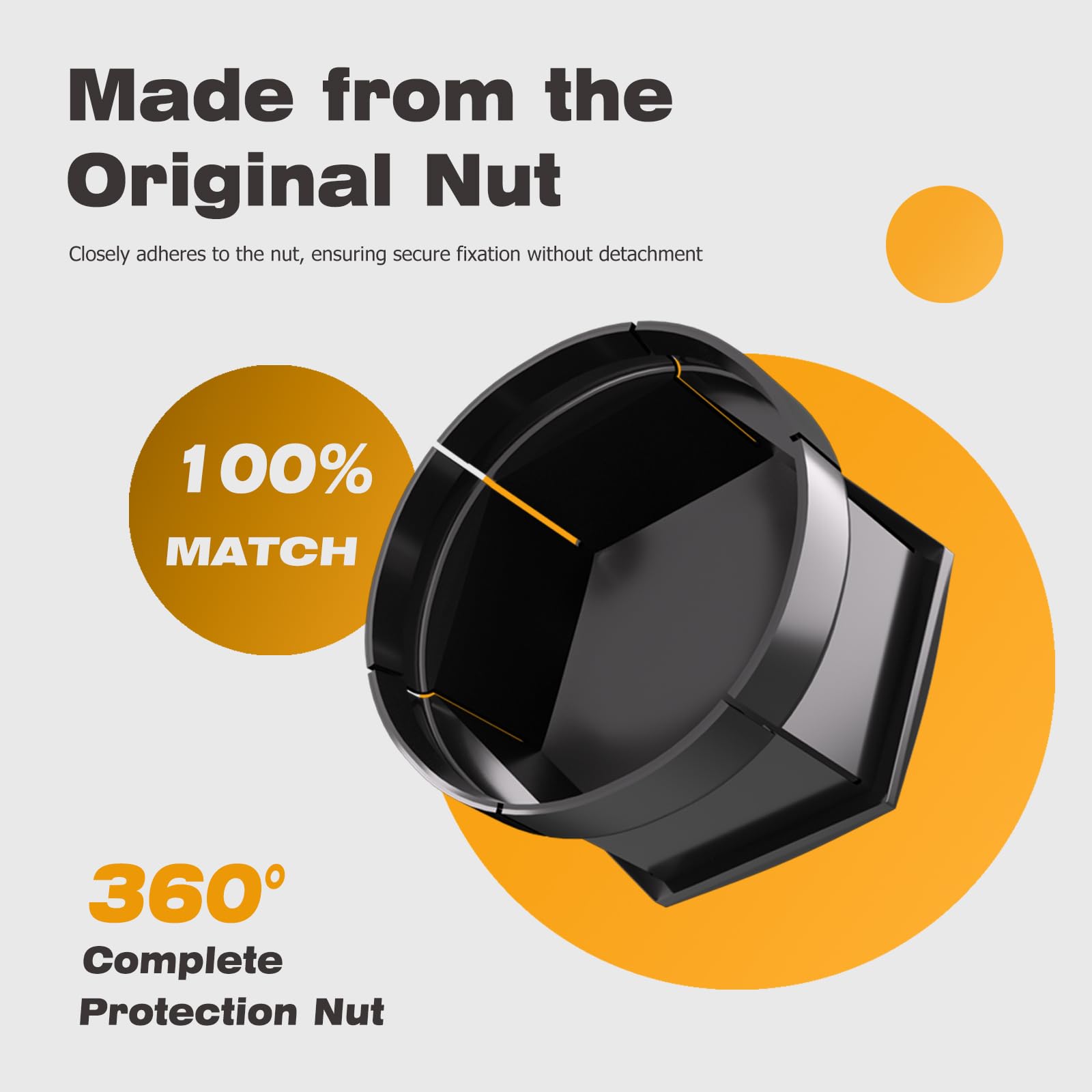 Lug Nut Covers (Wheel Bolt Caps) Complete Set - 20PCs + Removal Tool, Black - Replacement for Volvo XC40 XC60 XC70 XC90 S60 S80 S90 S40 V60 V50 V70 V90 - 5