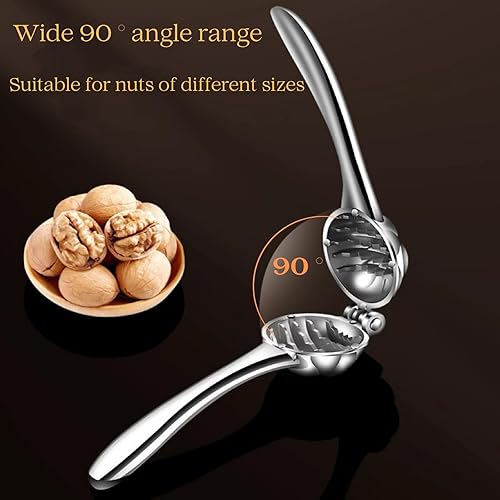 Miniatura 18 de Herramienta de corte de castañas, galleta de nueces con hoja de acero inoxidable 304, pelador y descascarador de castañas de aleación de aluminio