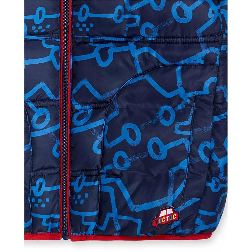 Tuc Tuc Parka acolchada de niño color azul marino colección road to adventure