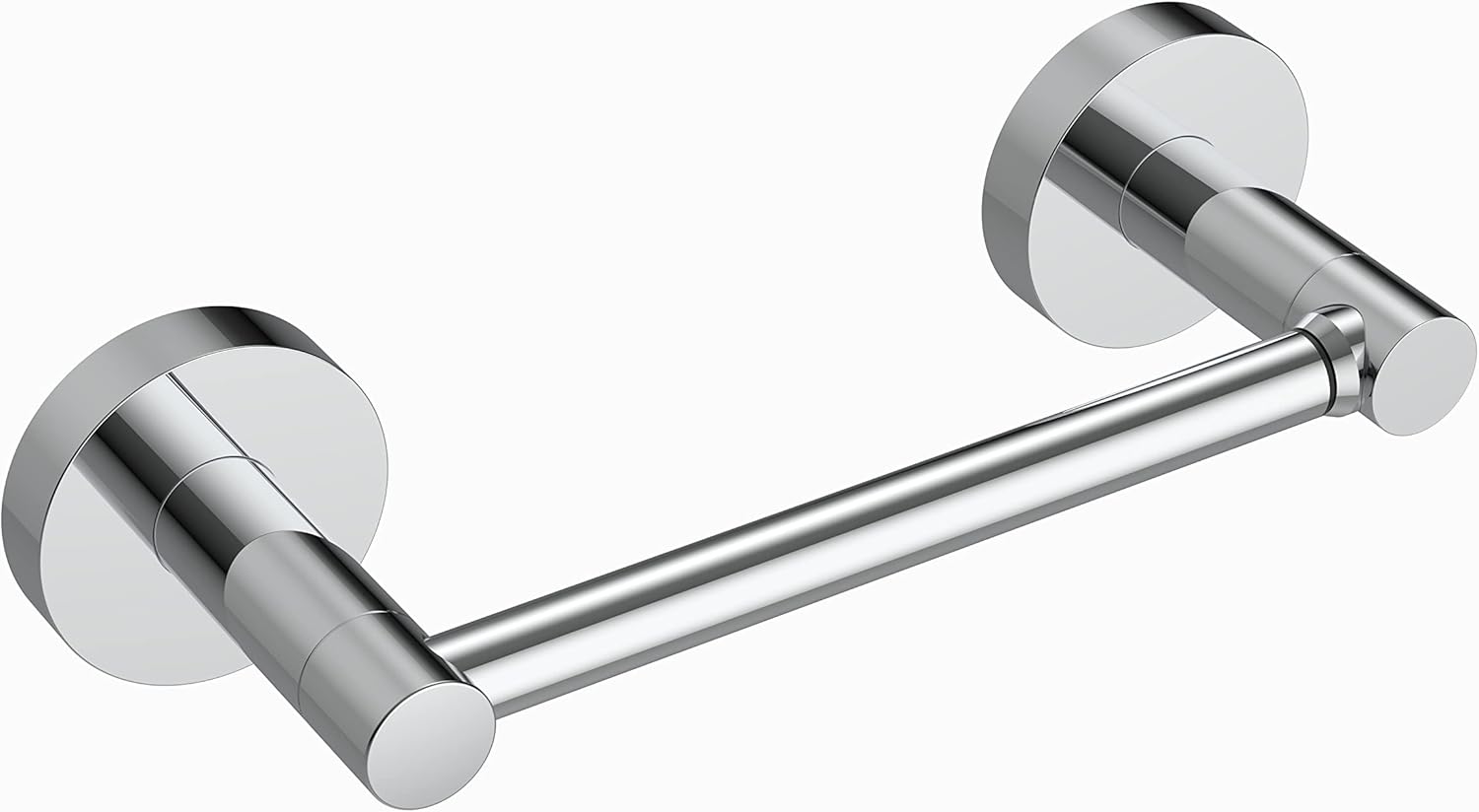 BATH EQUIPMENT FIXSEN Toilet Paper Holder Bathroom Tissue Roll Holder Stainless Steel and Zinc Alloy Wall Mount Detachable (Chrome, 1)