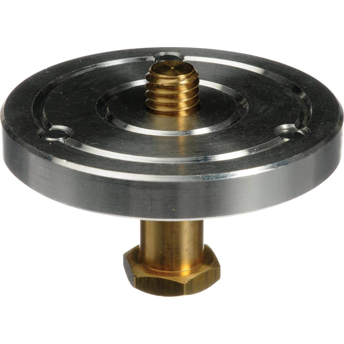 208HEX 3/8-Inch Camera Mounting Platform Adapter (Silver)