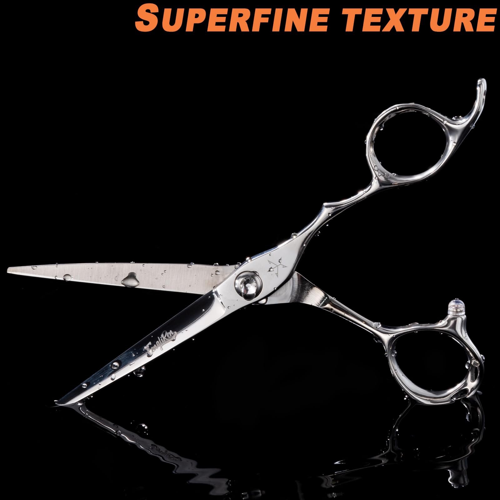Tijeras de corte de pelo de peluquería profesional afiladas para el cabello, tijeras de corte de pelo de 5.8 pulgadas hechas de aleación de acero inoxidable avanzada para peluquería y uso 9